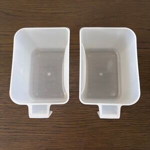 Omega Juicer Catch Set of 2 Containers 8003‎ 8004 8005 8006 Replacement Part